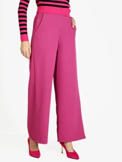 Ghisleri Pantaloni donna ampi a vita alta