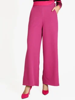 Ghisleri Pantaloni donna ampi a vita alta