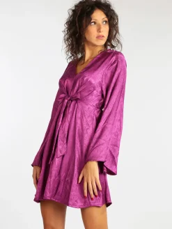 Ghisleri Vestito midi con maniche a campana