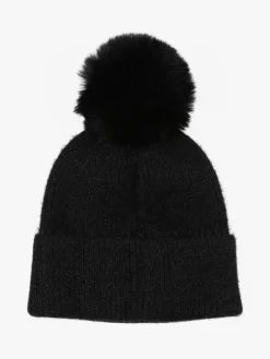 Gian Marco Venturi Berretto donna in maglia con pompon
