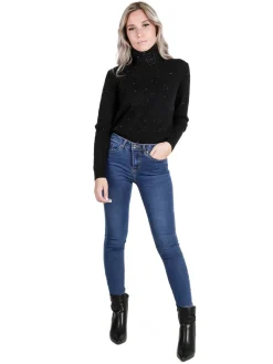 Gian Marco Venturi Maglia dolcevita da donna in lurex