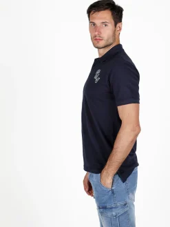 Gian Marco Venturi Polo da uomo in cotone a maniche corte