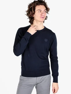 Gian Marco Venturi Pullover girocollo da uomo in cotone