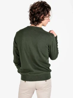 Gian Marco Venturi Pullover girocollo da uomo in cotone