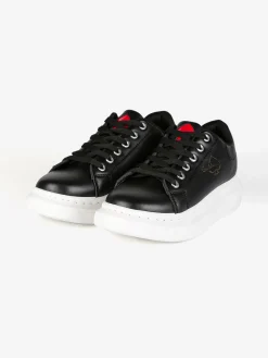 Gian Marco Venturi Sneakers donna stringate con platform - nero