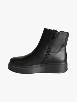 Gian Marco Venturi Stivaletti minimal da donna con platform e dettaglio gioiello - nero