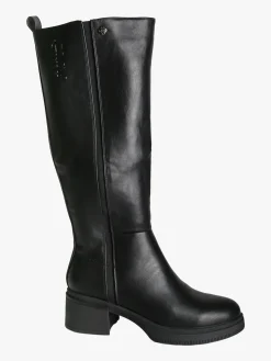 Gian Marco Venturi Stivali donna chunky con zip - nero