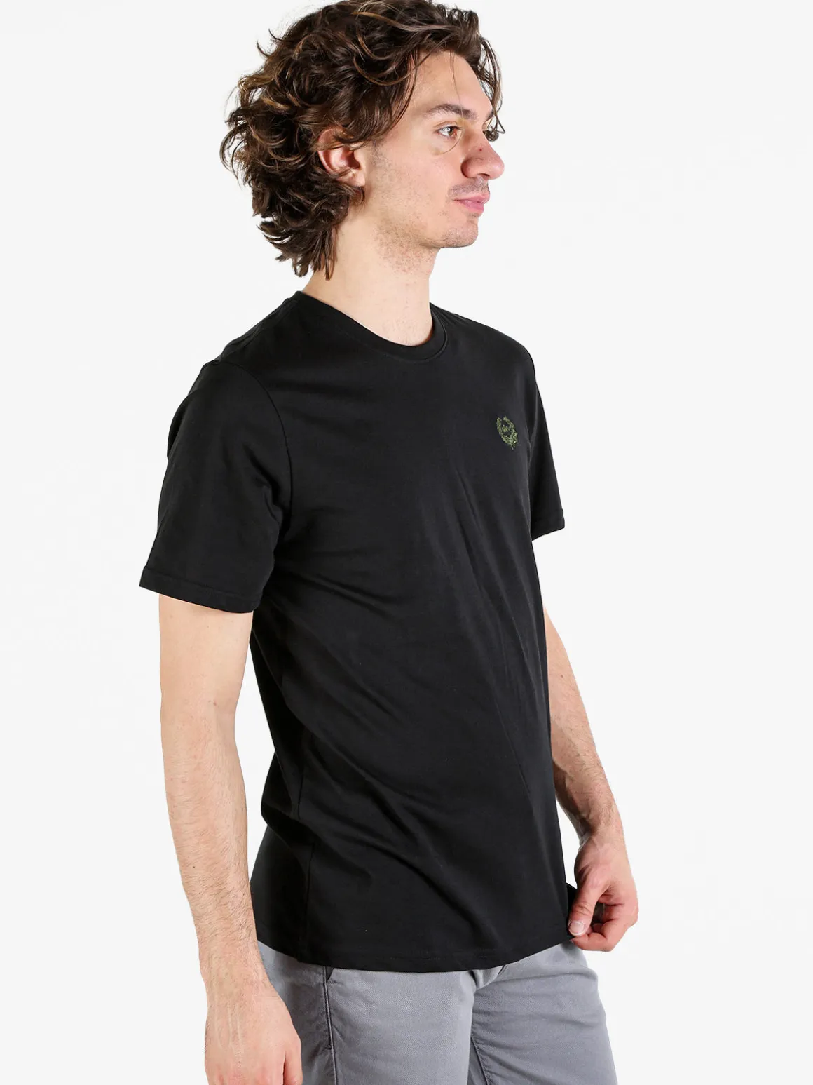 Gian Marco Venturi T-shirt girocollo da uomo in cotone