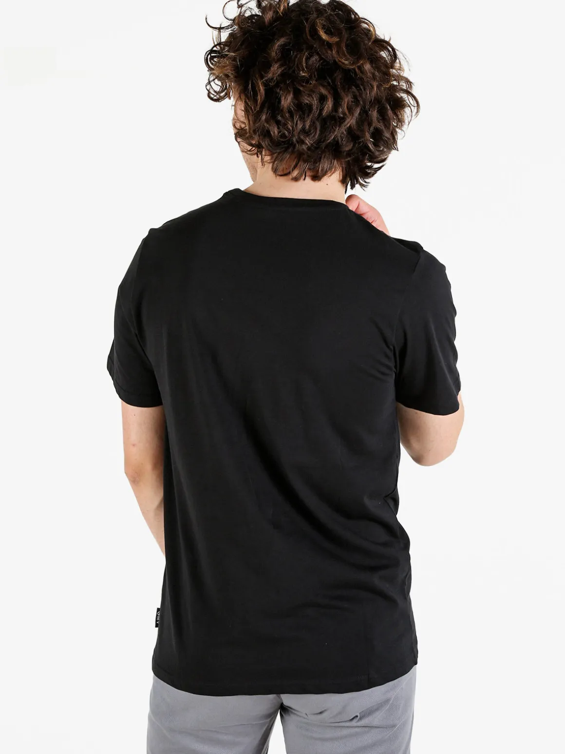 Gian Marco Venturi T-shirt girocollo da uomo in cotone