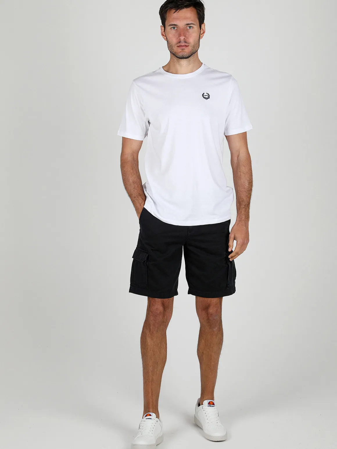 Gian Marco Venturi T-shirt girocollo da uomo in cotone