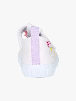 Giardino D'Oro Sandali chiusi da bambina con cinturino a strappo - bianco