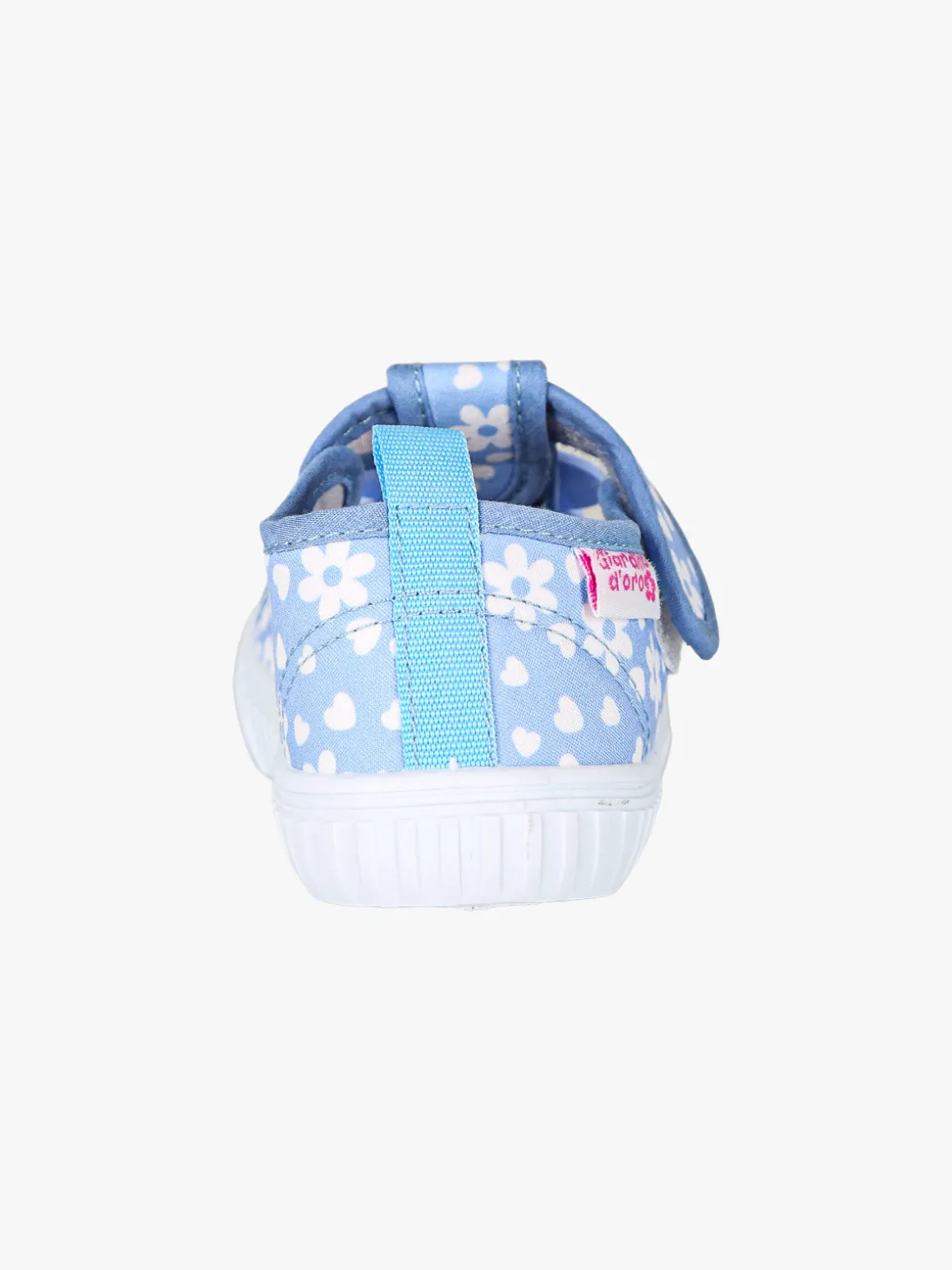 Giardino D'Oro Sandali chiusi da bambina con cinturino a strappo - jeans