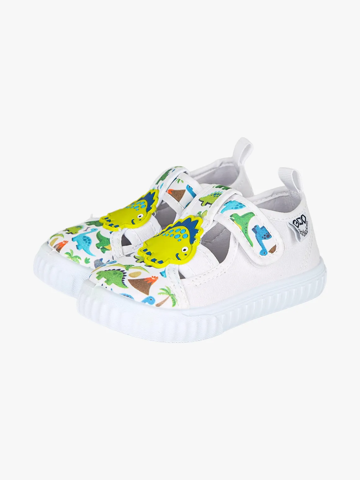 Giardino D'Oro Sandali chiusi da bambino con cinturino a strappo - bianco