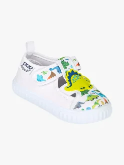 Giardino D'Oro Sandali chiusi da bambino con cinturino a strappo - bianco