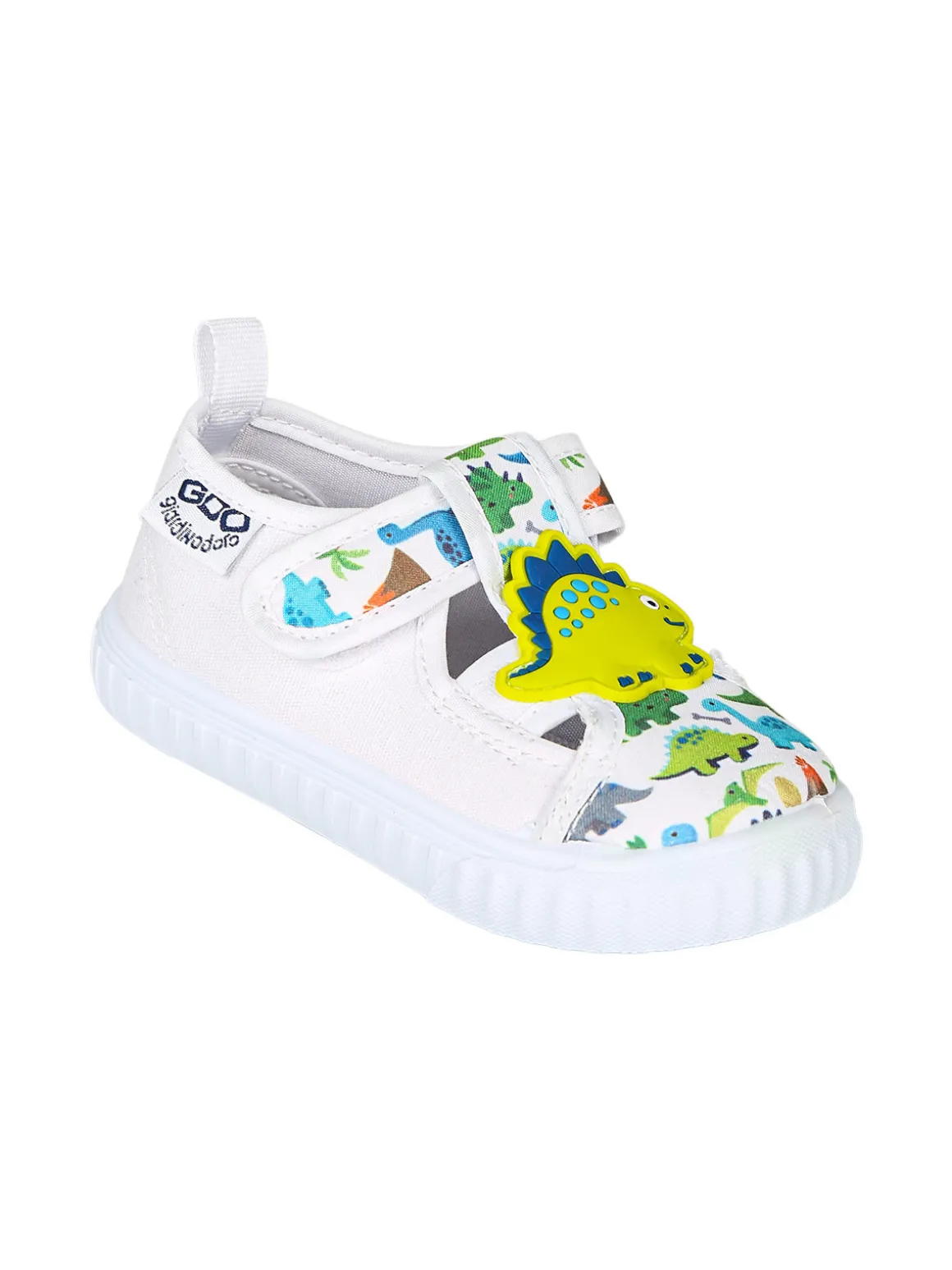 Giardino D'Oro Sandali chiusi da bambino con cinturino a strappo - bianco