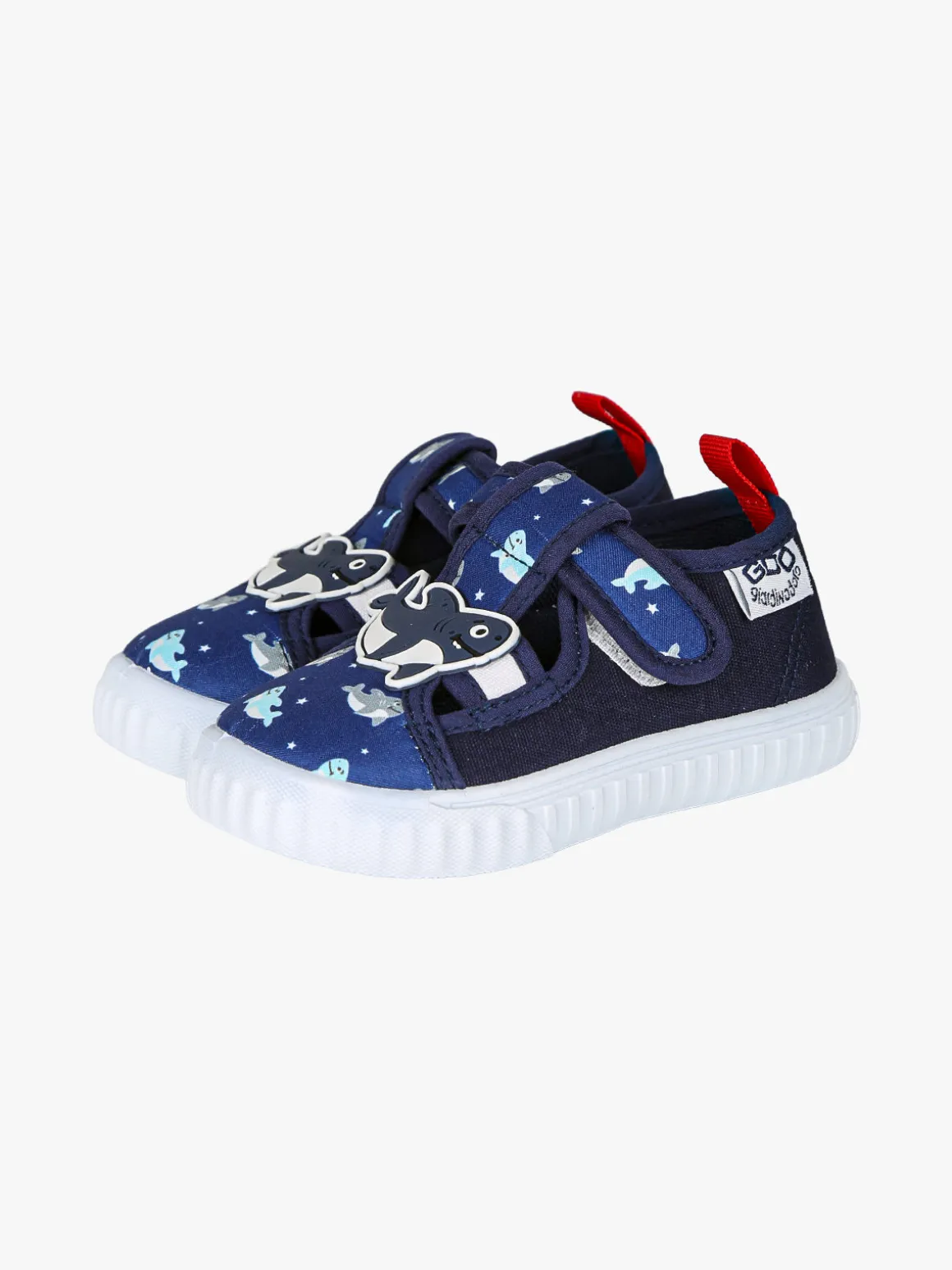 Giardino D'Oro Sandali chiusi da bambino con cinturino a strappo - blu