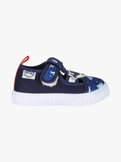 Giardino D'Oro Sandali chiusi da bambino con cinturino a strappo - blu