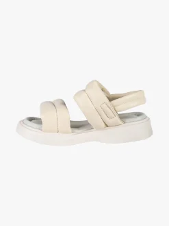 Giardino D'Oro Sandali da bambina con strappi e dettaglio strass - beige