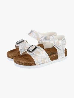 Giardino D'Oro Sandali da bambino con fibbia e cinturino a strappo - bianco