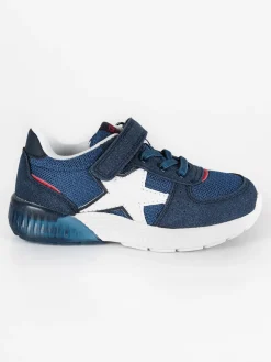 Giardino D'Oro Sneakers blu con luci bimbo