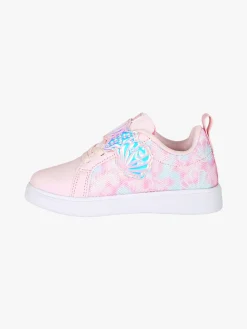 Giardino D'Oro Sneakers da bambina basse con strappo e luci - rosa
