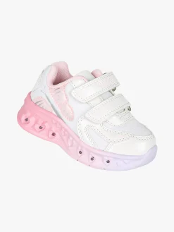 Giardino D'Oro Sneakers da bambina con luci e strappi - bianco