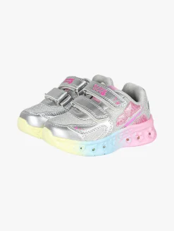 Giardino D'Oro Sneakers da bambina con luci e strappi - argento