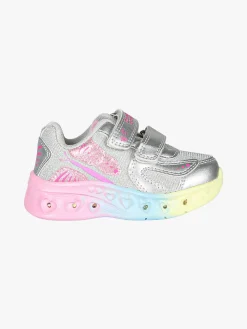 Giardino D'Oro Sneakers da bambina con luci e strappi - argento