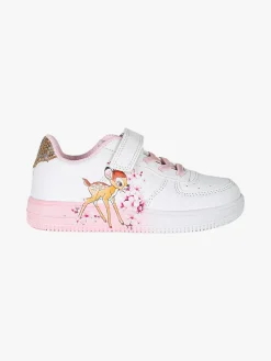 Giardino D'Oro Sneakers da bambina con cinturino a strappo e glitter - bianco