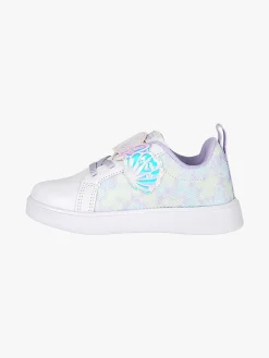 Giardino D'Oro Sneakers da bambina basse con strappo e luci - bianco
