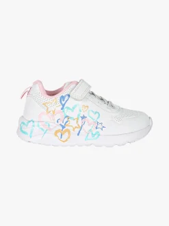 Giardino D'Oro Sneakers da bambina con cinturino a strappo - bianco