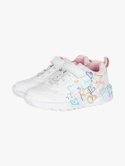 Giardino D'Oro Sneakers da bambina con cinturino a strappo - bianco