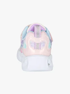 Giardino D'Oro Sneakers da bambina con strappo e luci - rosa