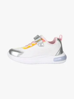 Giardino D'Oro Sneakers da bambina con luci e cinturino a strappo - bianco
