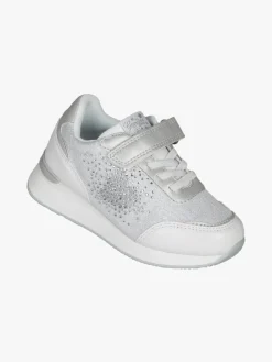 Giardino D'Oro Sneakers da bambina con zeppa e strass