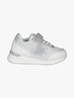 Giardino D'Oro Sneakers da bambina con zeppa e strass