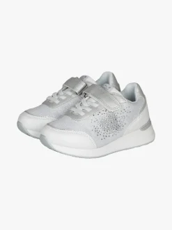 Giardino D'Oro Sneakers da bambina con zeppa e strass