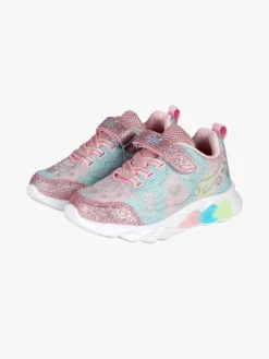 Giardino D'Oro Sneakers da bambina glitter con luci