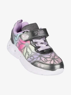 Giardino D'Oro Sneakers da bambina a fiori con luci