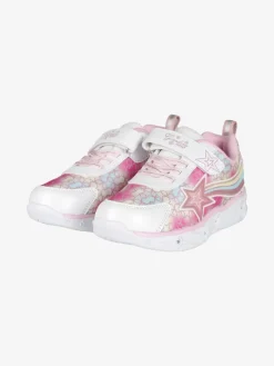Giardino D'Oro Sneakers da bambina con strappo e luci