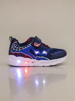 Giardino D'Oro Sneakers da bambino con luci e cinturino a strappo - blu