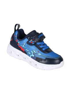 Giardino D'Oro Sneakers da bambino con cinturino a strappo e luci - blu