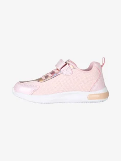 Giardino D'Oro Sneakers da ragazza con luci e cinturino a strappo - rosa