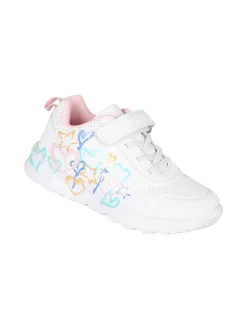 Giardino D'Oro Sneakers da ragazza con cinturino a strappo - bianco