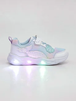 Giardino D'Oro Sneakers da ragazza con cinturino a strappo - bianco