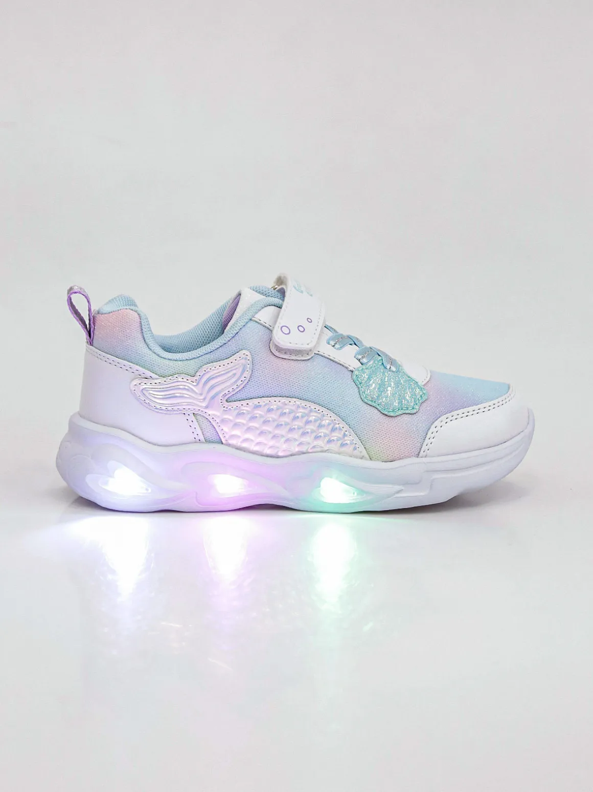 Giardino D'Oro Sneakers da ragazza con cinturino a strappo - bianco