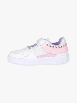 Giardino D'Oro Sneakers da ragazza basse con cinturino a strappo - bianco