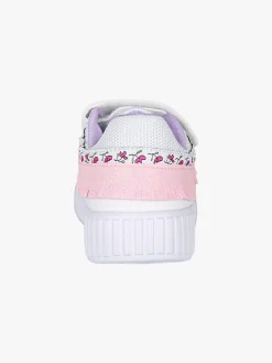 Giardino D'Oro Sneakers da ragazza con luci e cinturino a strappo - rosa