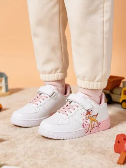 Giardino D'Oro Sneakers da ragazza con cinturino a strappo - rosa