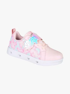 Giardino D'Oro Sneakers da ragazza basse con strappo e luci - rosa